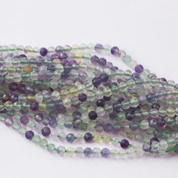 Fluoryt kulka fasetowana 3mm