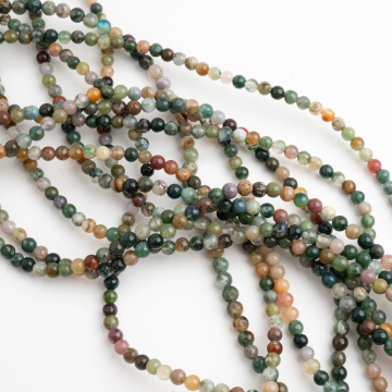 Jaspis indyjski kulka gładka 4mm