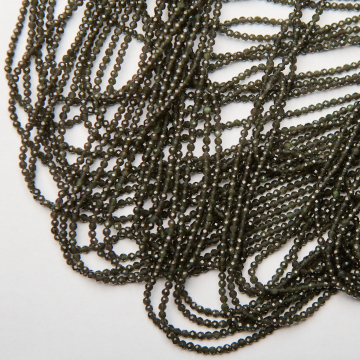 Brązowy obsydian kulka fasetowana 2,5mm