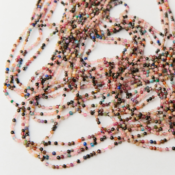 Mix kamieni kulka fasetowana 2mm