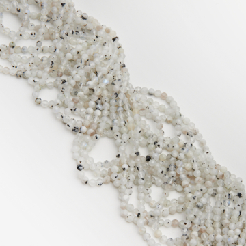 Kamień księżycowy kulka fasetowana 4,5mm