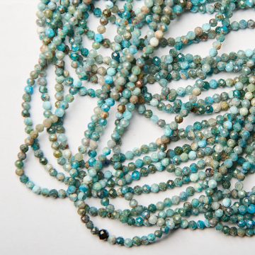 Apatyt kulka fasetowana 3mm