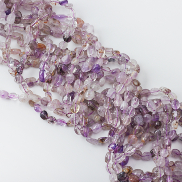 Kryształ górski fioletowy bryłka nieregularna 6,5x9mm