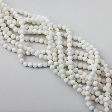 Kamień księżycowy kulka fasetowana 5,5mm