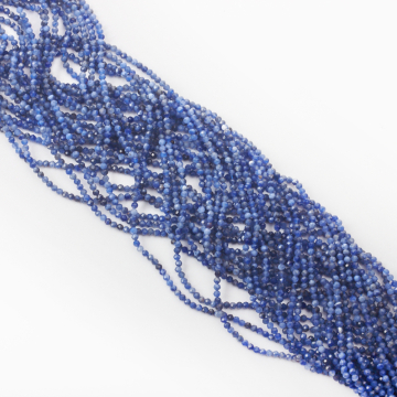 Sodalit kulka fasetowana 2mm