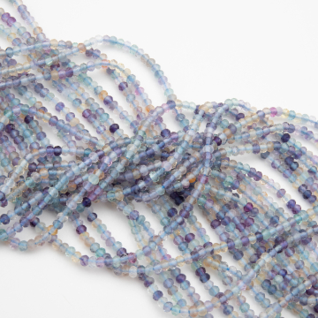 Fluoryt oponka fasetowana 2x3mm