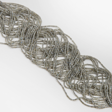 Labradoryt kulka fasetowana AAA 2,5mm