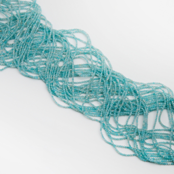 Amazonit kulka fasetowana 2mm