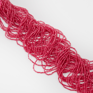 Rubin klarowany kulka fasetowana 2mm Rubin klarowany kulka fasetowana 2mm