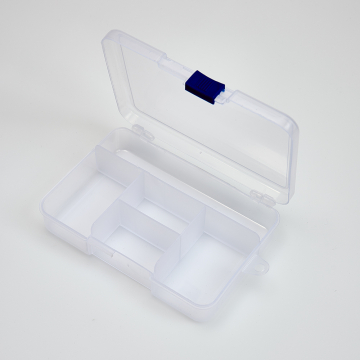 Pudełko plastikowe 5 przegródek 14x9,5cm