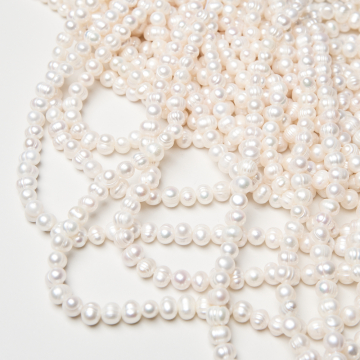 Perły naturalne hodowlane potato 6-8mm