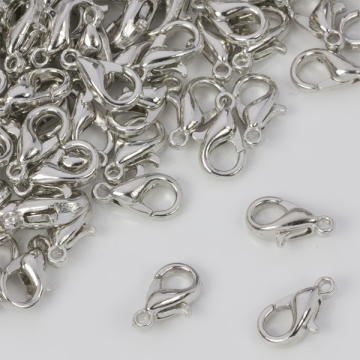 Karabińczyk w kolorze ciemnego srebra 10mm