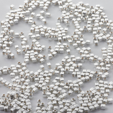 Srebrna przekładka małe kostki AG925 2mm