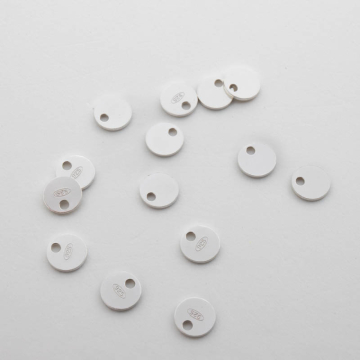 Srebrna zawieszka blaszka okrągła AG925 5mm