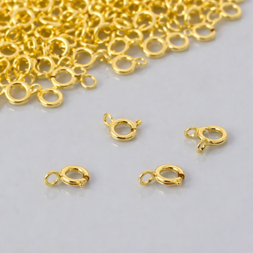 Srebrne zapięcie federing AG925 pozłacane 5mm