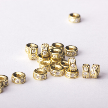 Srebrna przekładka oponka z cyrkoniami AG925 4,5mm