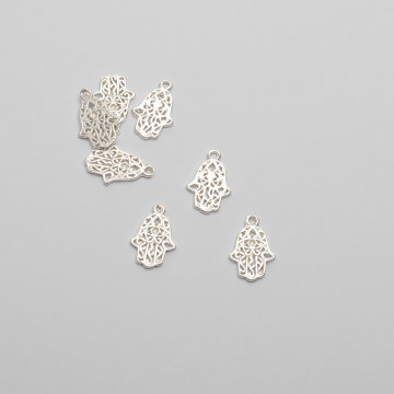 Srebrna zawieszka ręka Fatimy mini AG925 13x8mm