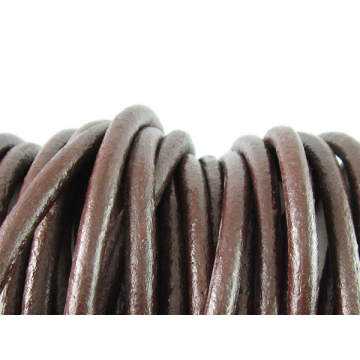 Rzemień naturalny brązowy 4mm