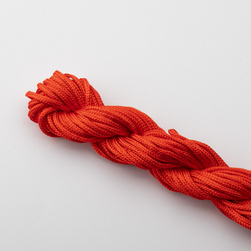 Sznurek do makramy czerwony 1,2mm
