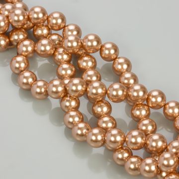 5810 round pearl rose gold (769) 10mm