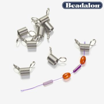 Beadalon sprężynki stopery do koralików duże 8mm