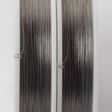 Linka stalowa Beadalon siedmiostrunowa 305m 0.38mm szara