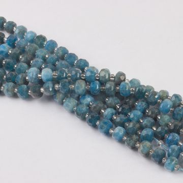 Apatyt oponka fasetowana 7x5mm