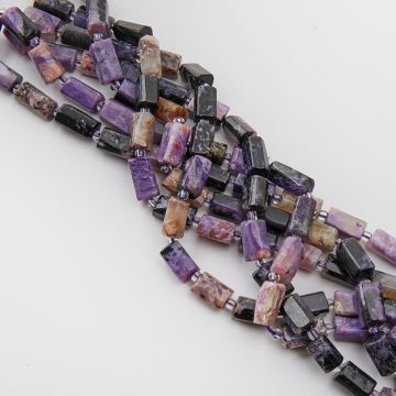 Czaroit słupek ciosany 11x7mm Czaroit słupek ciosany 11x7mm