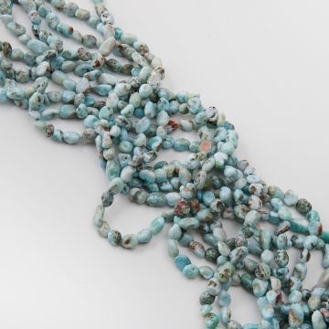 Larimar bryłka nieregularna 7-11mm