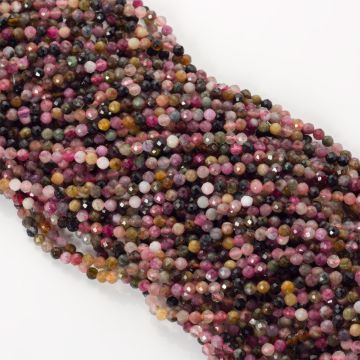 Turmalin kulki fasetowane 3mm