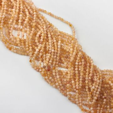 Cytryn kulki fasetowane 4mm Cytryn kulki fasetowane 4mm