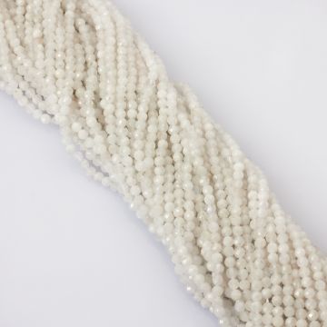 Kamień księżycowy kulka fasetowana 3mm