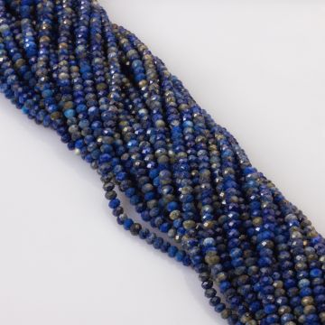 Lapis lazuli oponka fasetowana 3x4mm