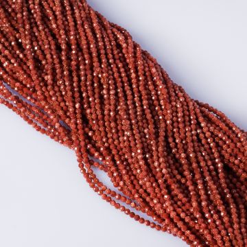 Piasek pustyni kulka fasetowana 2mm Piasek pustyni kulka fasetowana 2mm