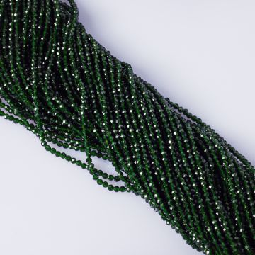 Szmaragd nilu kulka fasetowana 2mm