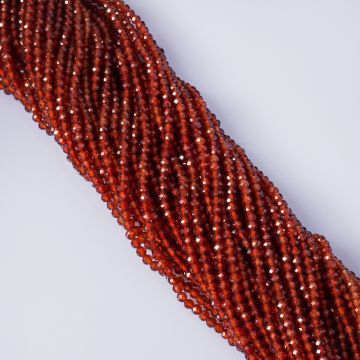 Granat brązowy kulka fasetowana 2,5mm