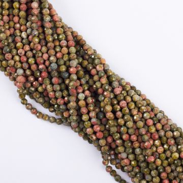 Unakit kulka fasetowana 4mm