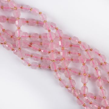 Kryształ górski baryłka fasetowana 8mm