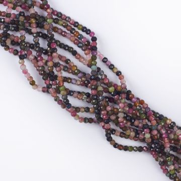 Turmalin oponka fasetowana 4x3mm