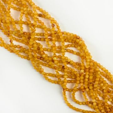 Cytryn kulka fasetowana 3mm Cytryn kulka fasetowana 3mm