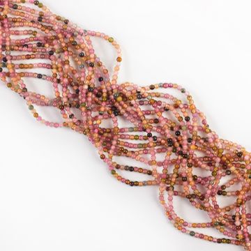 Turmalin kulka gładka 2mm