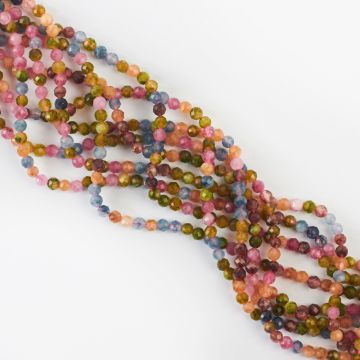 Turmalin kulka fasetowana 4mm