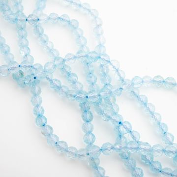 Topaz kulka fasetowana 5,5mm