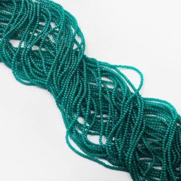 Kocie oko kulka gładka zieleń butelkowa 2mm Kocie oko kulka gładka zieleń butelkowa 2mm