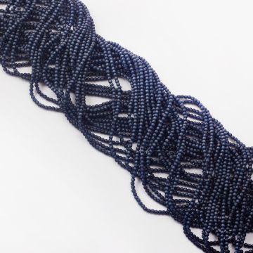 Kocie oko kulka gładka granatowa 2mm Kocie oko kulka gładka granatowa 2mm