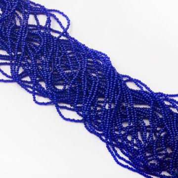 Kocie oko kulka gładka ciemnoniebieska 2mm