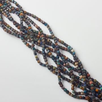 Turkus kostka fasetowana 4mm