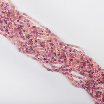 Mix kryształów górskich kulka fasetowana 2,5mm