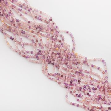 Miks kryształów górskich oponka fasetowana 3,5x4mm