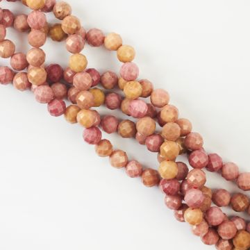 Rodonit kulka fasetowana 8,5mm